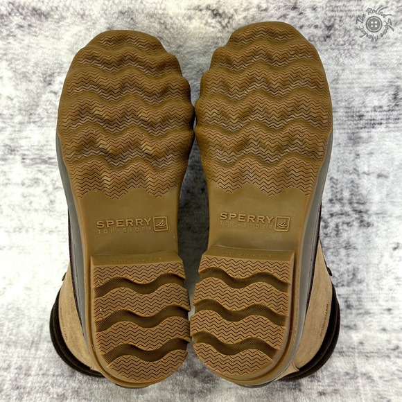 Sperry Brown and Black Men's Boots - Picture 6 of 8